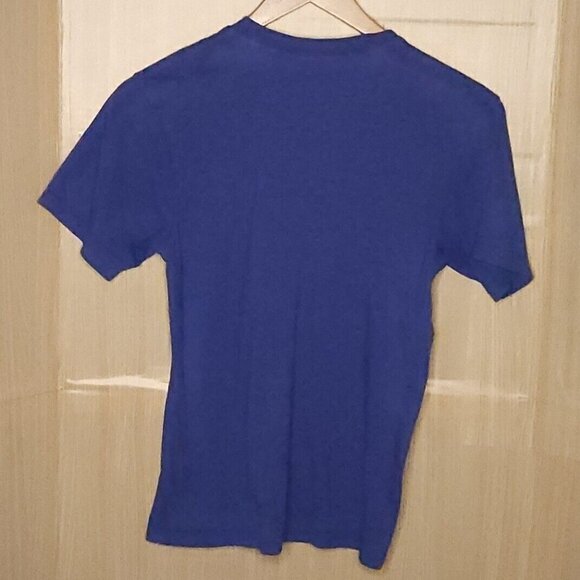 Colosseum University Of Kansas Jayhawks Blue Short Sleeve Shirt Small - Picture 2 of 4